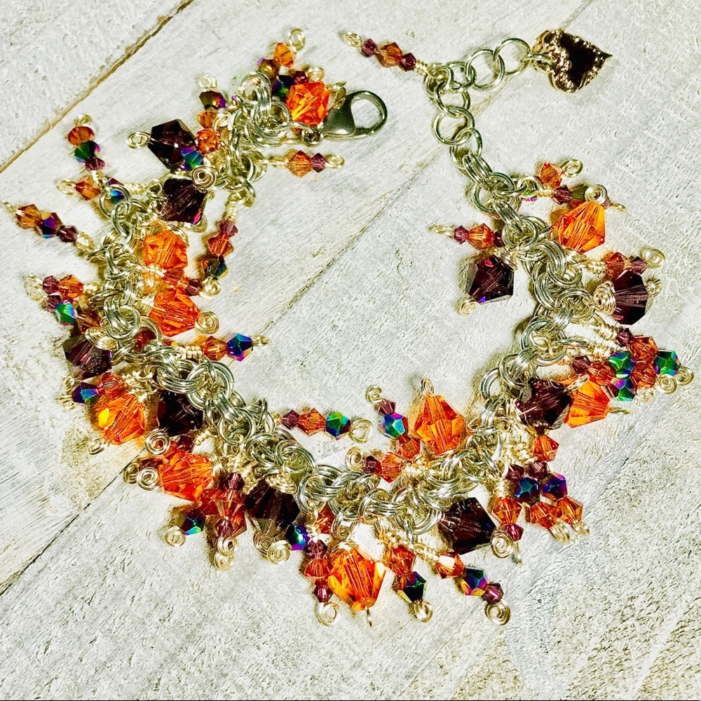 Artisan Cascade of Charms Bracelet